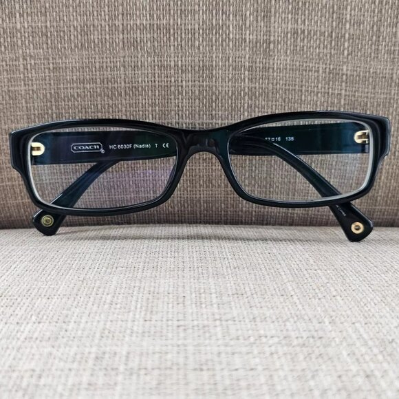 Coach NADIA Eyeglasses Frame Black HC6030F 52[]16 135 Glasses Frame - Picture 3 of 12